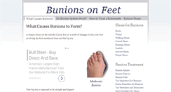 Desktop Screenshot of bunionsonfeet.org